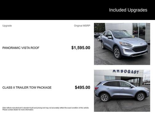 Blue Silver Metallic 2022 Ford Escape Titanium