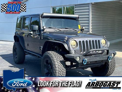 Granite Crystal Metallic Clearcoat 2016 Jeep Wrangler Unlimited Sport