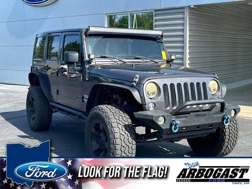 Granite Crystal Metallic Clearcoat 2016 Jeep Wrangler Unlimited Sport