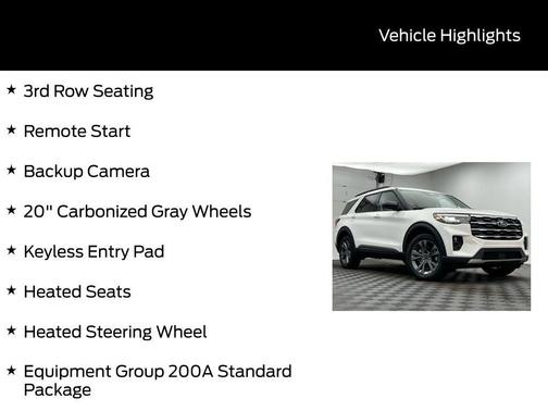 2026 Ford Explorer Active w/200A Pkg