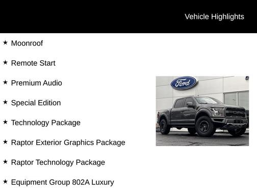 2018 Ford F-150 Raptor