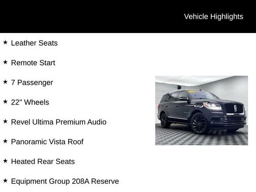 2020 Lincoln Navigator Reserve