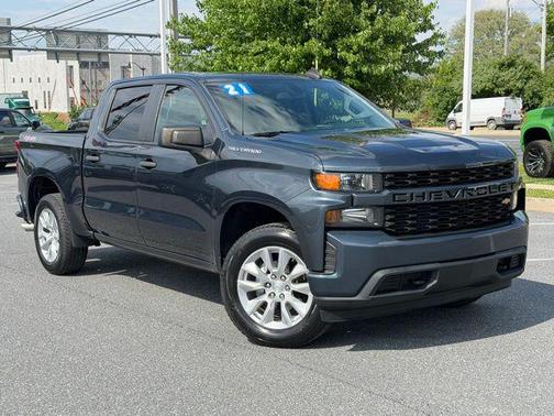 Shadow Gray Metallic 2021 Chevrolet Silverado 1500 Custom