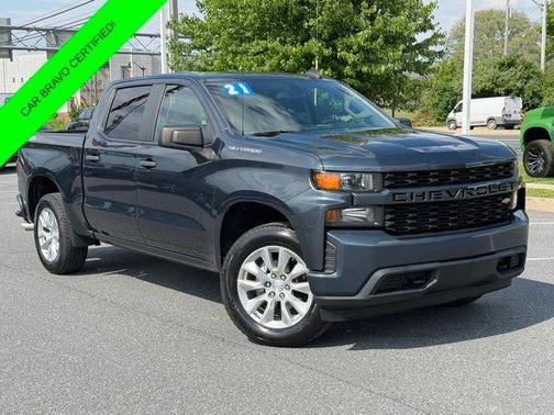Shadow Gray Metallic 2021 Chevrolet Silverado 1500 Custom