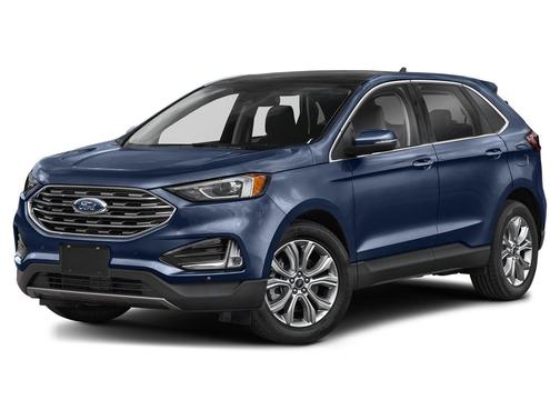 Stone Blue Metallic 2022 Ford Edge Titanium