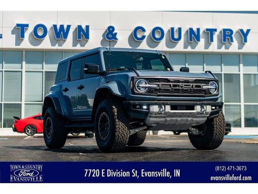 Azure Gray Metallic Tri-Coat 2025 Ford Bronco Raptor