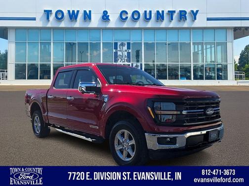 Rapid Red Metallic Tinted Clearcoat 2025 Ford F-150 XLT