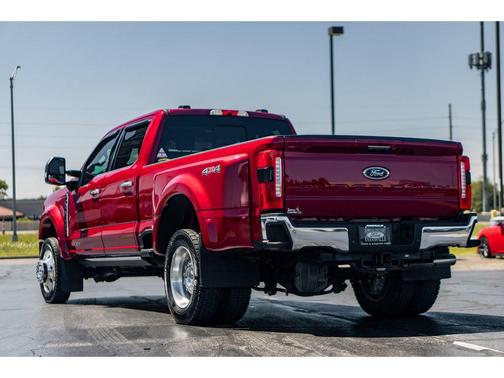 Rapid Red Metallic Tinted Clearcoat 2024 Ford F-450 Lariat