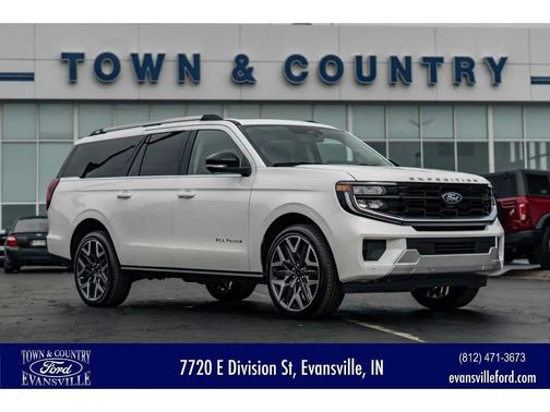 Star White Metallic Tri-Coat 2026 Ford Expedition Max Platinum