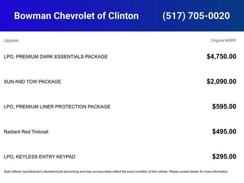 2026 Chevrolet Tahoe Premier