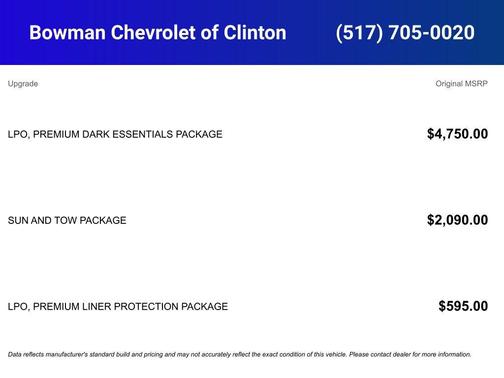 2026 Chevrolet Tahoe Premier