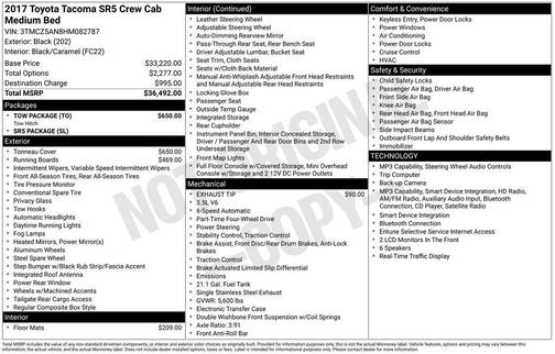2017 Toyota Tacoma SR5