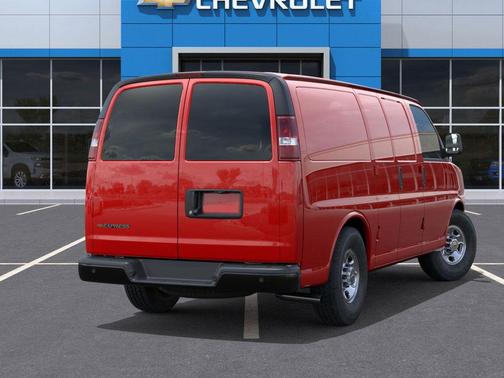 Red Hot 2026 Chevrolet Express 2500 2500 Regular Wheelbase, WT, RWD