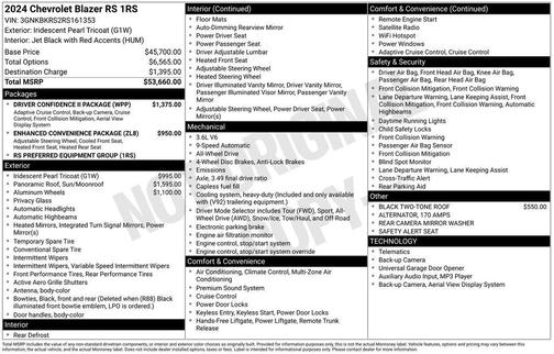 2024 Chevrolet Blazer RS