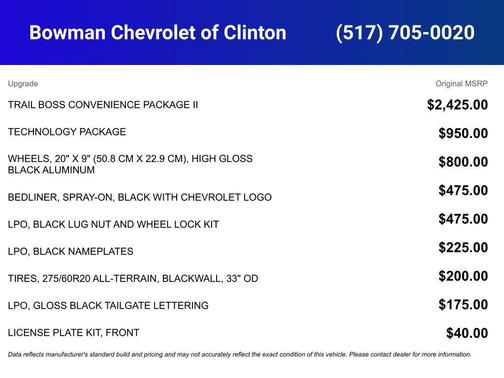 2026 Chevrolet Colorado Trail Boss