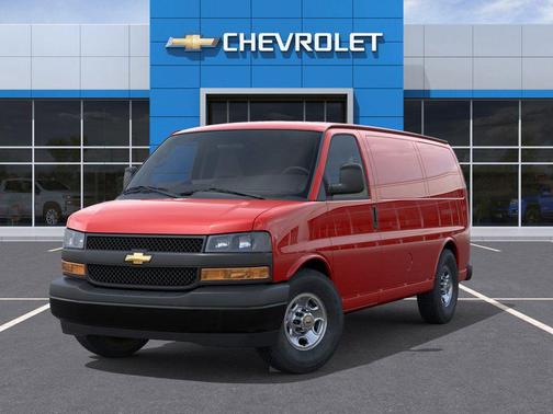 Red Hot 2026 Chevrolet Express 2500 2500 Regular Wheelbase, WT, RWD