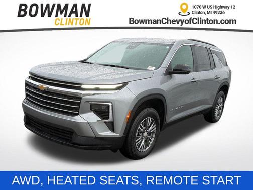 Sterling Gray Metallic 2026 Chevrolet Traverse LT