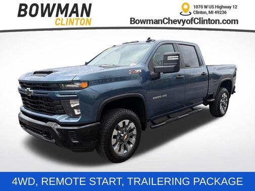 Lakeshore Blue Metallic 2025 Chevrolet Silverado 2500 Custom