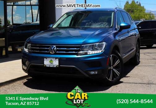 Silk Blue Metallic 2018 Volkswagen Tiguan 2.0T SEL