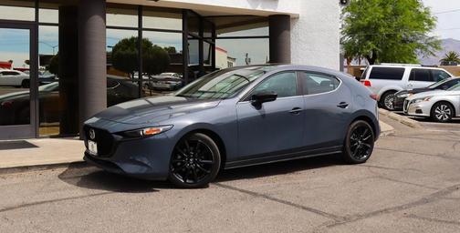 Polymetal Gray Metallic 2024 Mazda Mazda3 2.5 S Carbon Edition