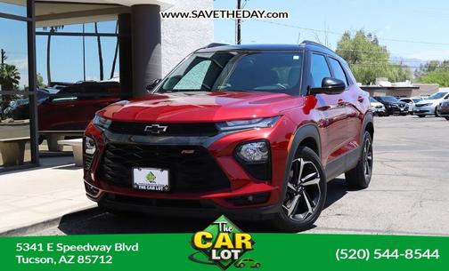 Crimson Metallic 2022 Chevrolet Trailblazer RS