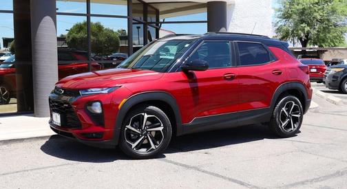 Crimson Metallic 2022 Chevrolet Trailblazer RS