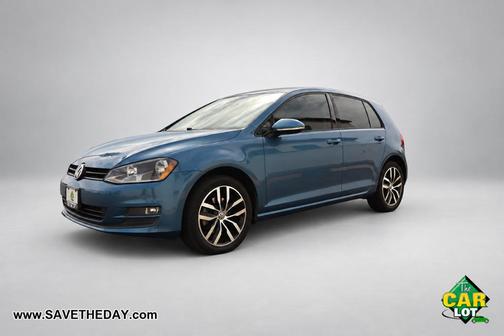 Silk Blue Metallic 2016 Volkswagen Golf TSI SE 4-Door