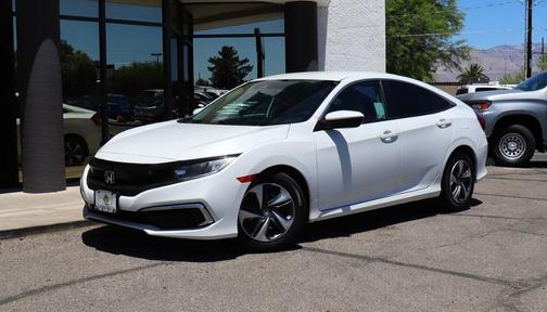 Platinum White Pearl 2021 Honda Civic LX