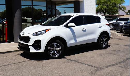 Clear White 2020 Kia Sportage LX