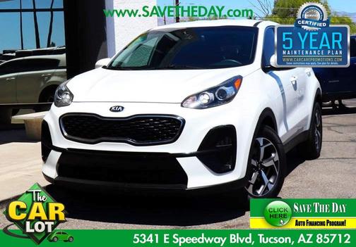 Clear White 2020 Kia Sportage LX