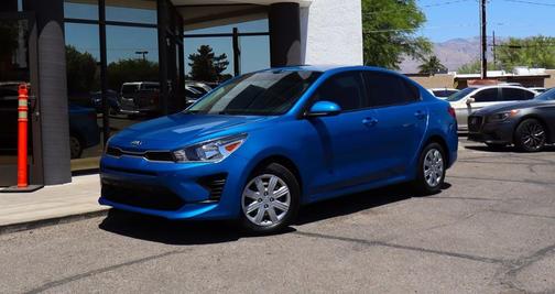 Blue 2021 Kia Rio S