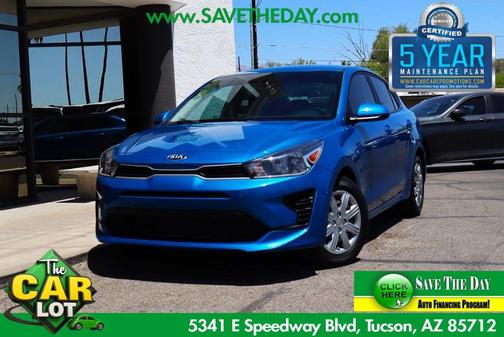 Blue 2021 Kia Rio S