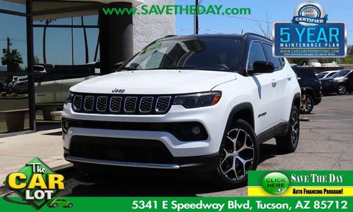 Bright White Clearcoat 2024 Jeep Compass Limited