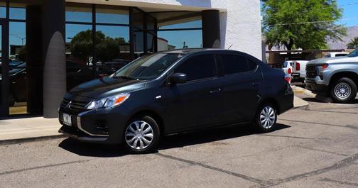 Graphite Gray Metallic 2024 Mitsubishi Mirage G4 ES