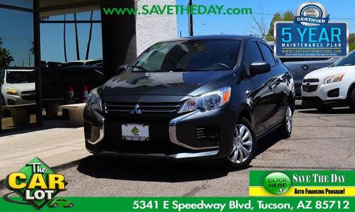Graphite Gray Metallic 2024 Mitsubishi Mirage G4 ES