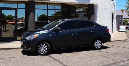 Graphite Gray Metallic 2024 Mitsubishi Mirage G4 ES