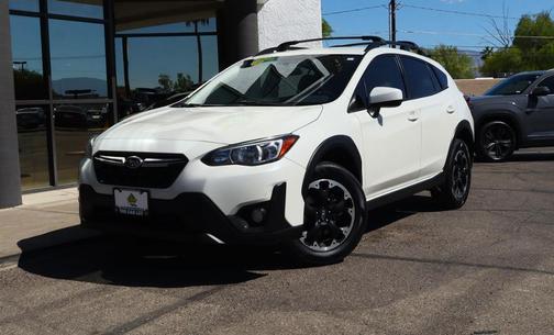 Crystal White Pearl 2021 Subaru Crosstrek Premium
