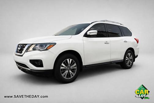 Glacier White 2019 Nissan Pathfinder S