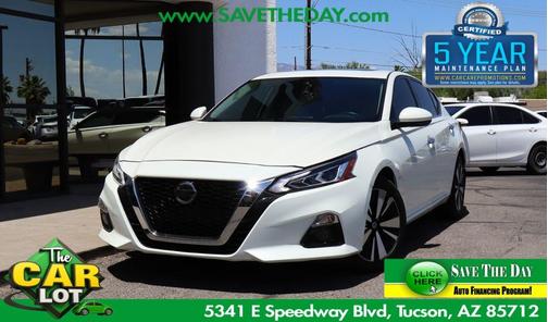 White 2020 Nissan Altima 2.5 SV