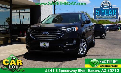 Agate Black Metallic 2021 Ford Edge SEL