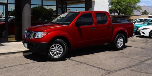 Red 2021 Nissan Frontier SV