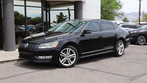 Black 2015 Volkswagen Passat 2.0L TDI DSG SEL Premium