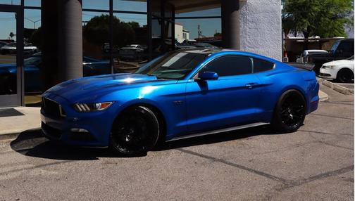 Lightning Blue Metallic 2017 Ford Mustang GT
