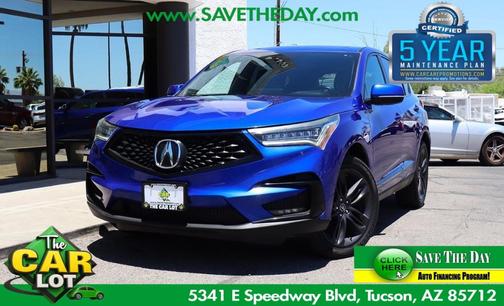 Apex Blue Pearl 2019 Acura RDX A-Spec