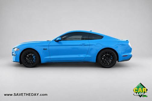 Grabber Blue 2022 Ford Mustang GT Premium