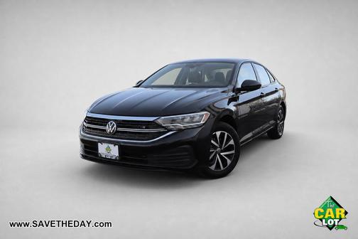 Deep Black Pearl Effect 2024 Volkswagen Jetta 1.5T S