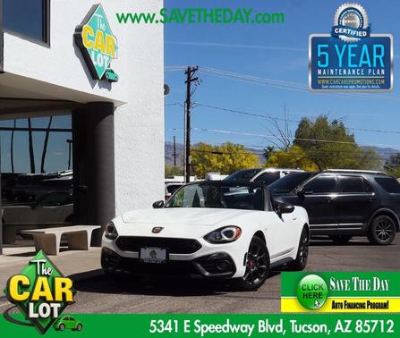 White Tri-Coat 2017 FIAT 124 Spider Abarth