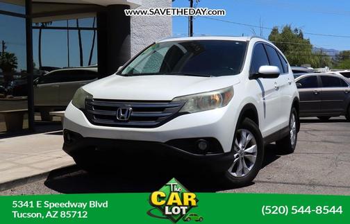 White Diamond Pearl 2014 Honda CR-V EX-L