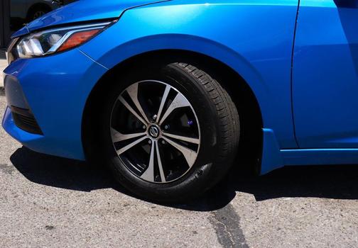 Electric Blue Metallic 2022 Nissan Sentra SV