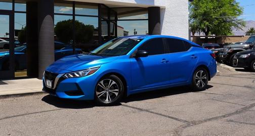 Electric Blue Metallic 2022 Nissan Sentra SV